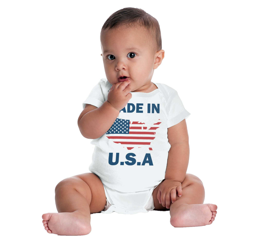 Made in USA Romper Bodysuit-Direct To Garment Print-Brisco Baby