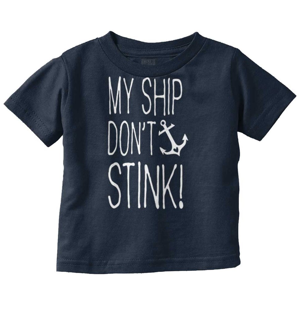 My Ship Infant Toddler T Shirt-Direct To Garment Print-Brisco Baby