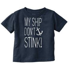My Ship Infant Toddler T Shirt-Direct To Garment Print-Brisco Baby