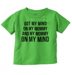 Mind On Mommy Infant Toddler T Shirt-Direct To Garment Print-Brisco Baby