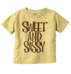 Sweet and Sassy Infant Toddler T Shirt-Direct To Garment Print-Brisco Baby
