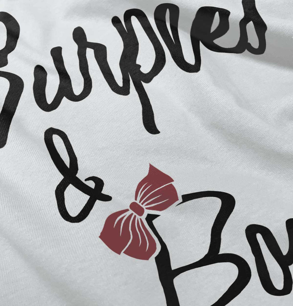 Burpees and Bows Baby Striped Skirt Dress-Direct To Garment Print-Brisco Baby