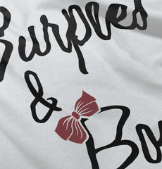 Burpees and Bows Baby Striped Skirt Dress-Direct To Garment Print-Brisco Baby