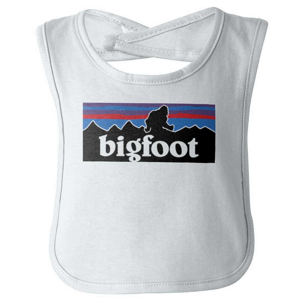 Bigfoot Mountain Infant Baby Bib-Direct To Garment Print-Brisco Baby