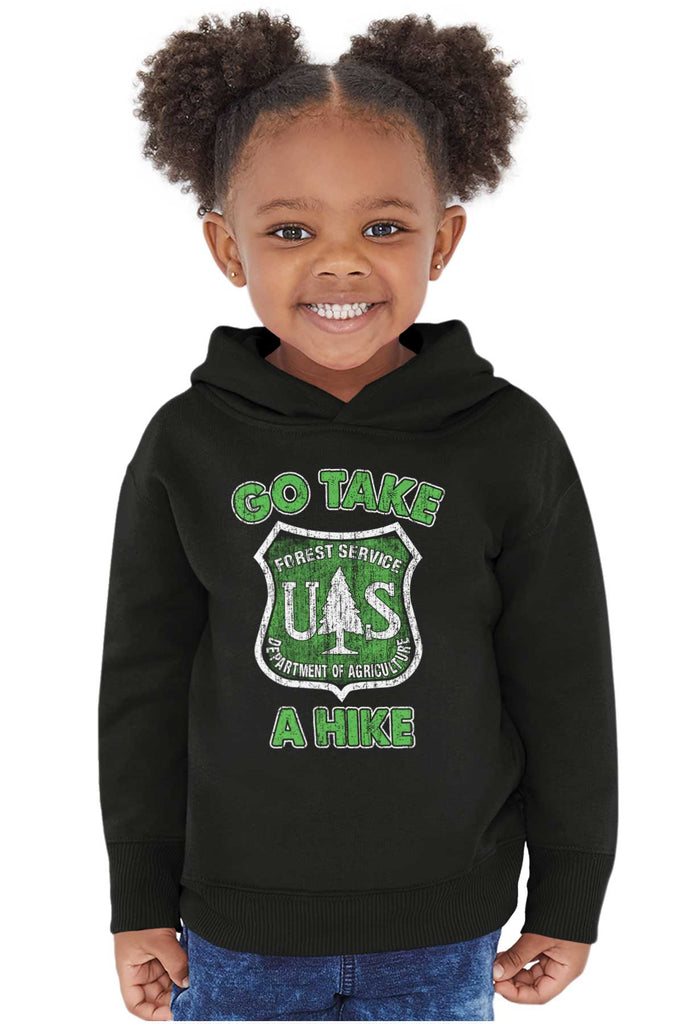 Go Take A Hike Toddler Pullover Hoodie-Direct To Garment Print-Brisco Baby