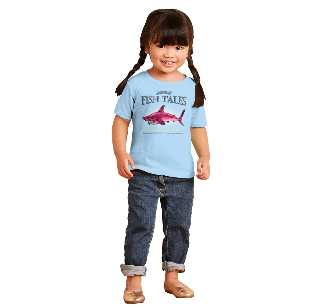 Black Tipped Bearded Infant Toddler T Shirt-Direct To Garment Print-Brisco Baby