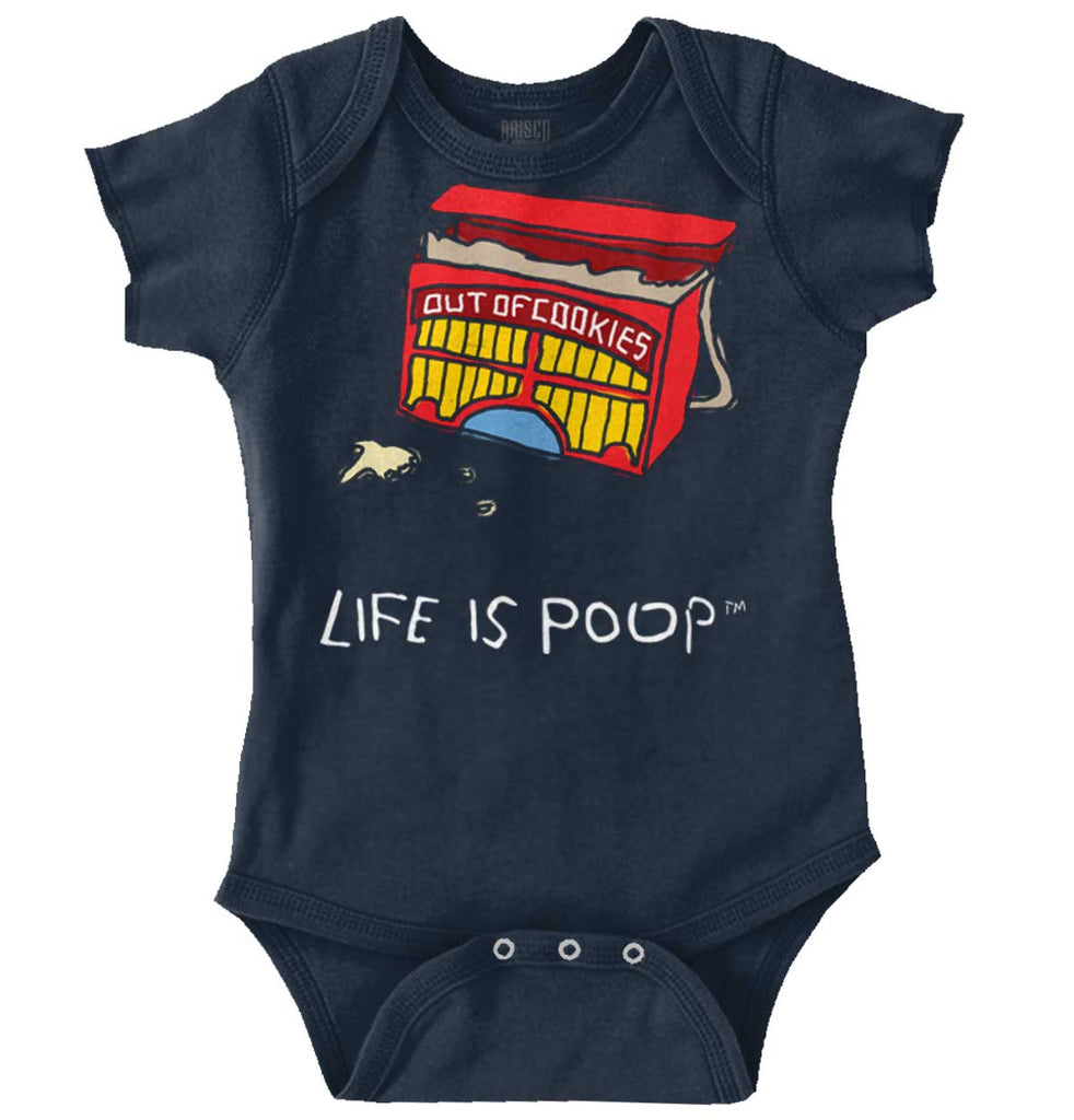Out of Cookies Romper Bodysuit-Direct To Garment Print-Brisco Baby