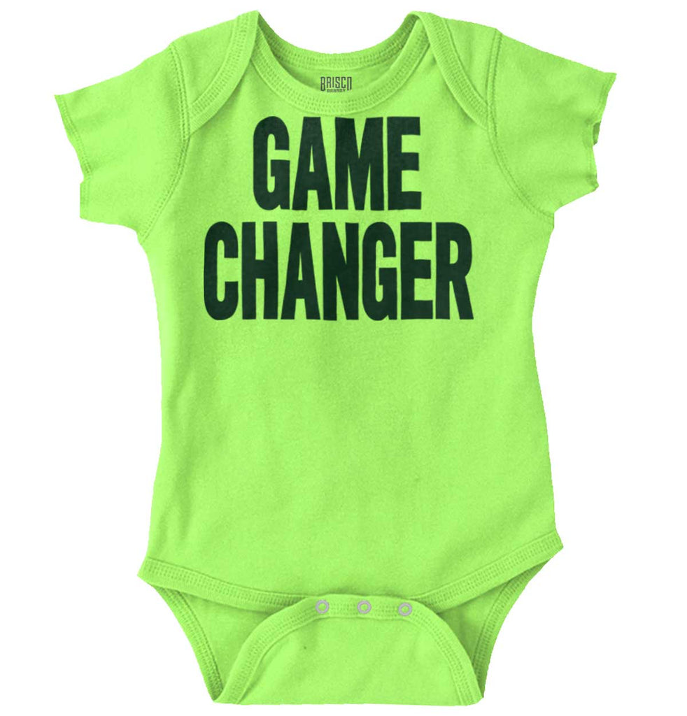 Game Changer Romper Bodysuit-Direct To Garment Print-Brisco Baby
