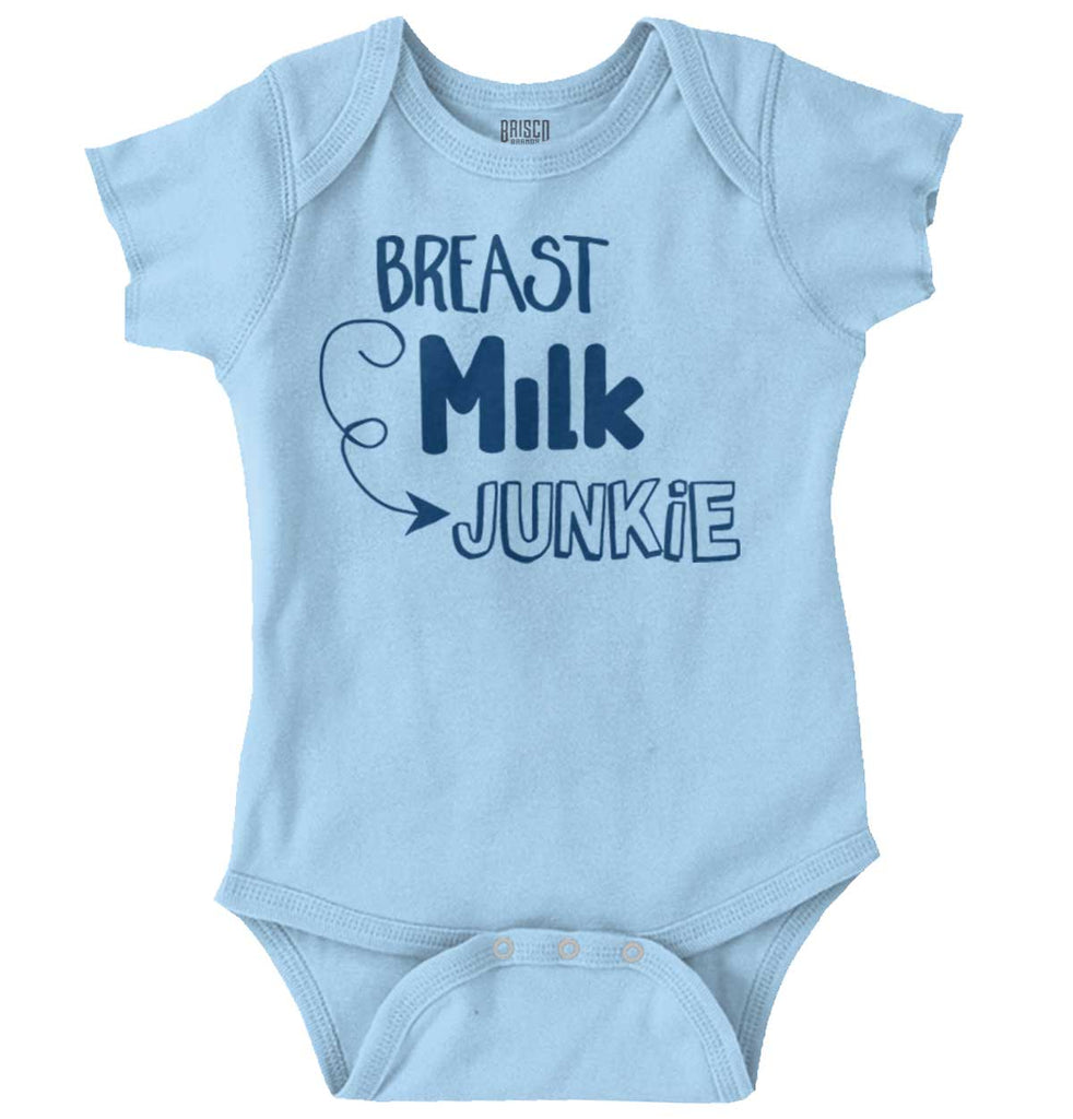 Milk Junkie Romper Bodysuit-Direct To Garment Print-Brisco Baby