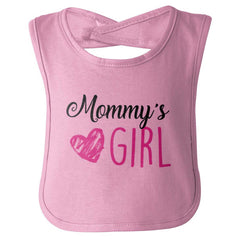 Mommy's Girl Infant Baby Bib-Direct To Garment Print-Brisco Baby