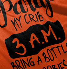 Party At My Crib Infant Toddler T Shirt-Direct To Garment Print-Brisco Baby