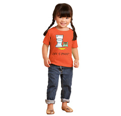 Potty Train Infant Toddler T Shirt-Direct To Garment Print-Brisco Baby