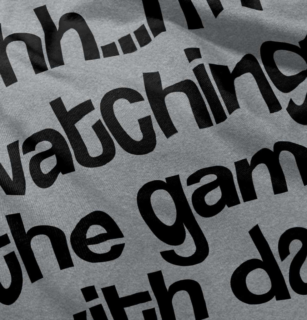 Watching the Game Solid Baby Pajama Top-Direct To Garment Print-Brisco Baby