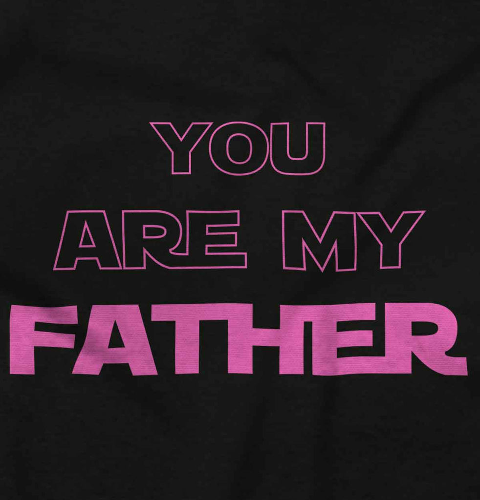 You Are My Father Toddler Ruffled Trim T-Shirt-Direct To Garment Print-Brisco Baby