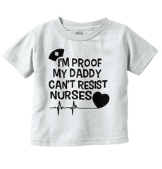 Can't Resist Nurses Infant Toddler T Shirt-Direct To Garment Print-Brisco Baby