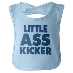 Little Ass Kicker Infant Baby Bib-Direct To Garment Print-Brisco Baby