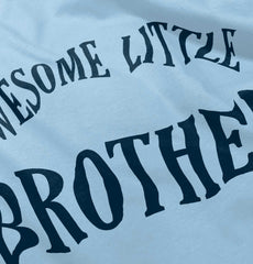 Awesome Little Brother Infant Toddler T Shirt-Direct To Garment Print-Brisco Baby