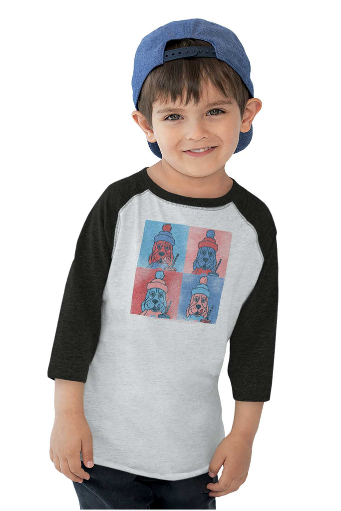 Graphic Slush Toddler Baseball-Direct To Garment Print-Brisco Baby