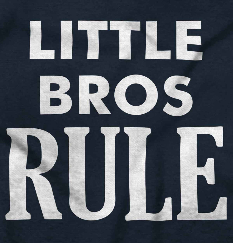 Little Bros Rule Infant Toddler T Shirt-Direct To Garment Print-Brisco Baby