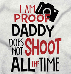 Photographer Father Romper Bodysuit-Direct To Garment Print-Brisco Baby