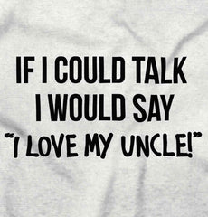 I Love My Uncle Toddler Romper Bodysuit-Direct To Garment Print-Brisco Baby