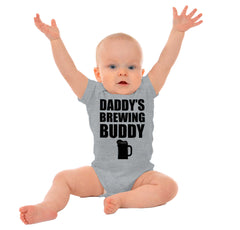 Brewing Buddy Romper Bodysuit-Direct To Garment Print-Brisco Baby