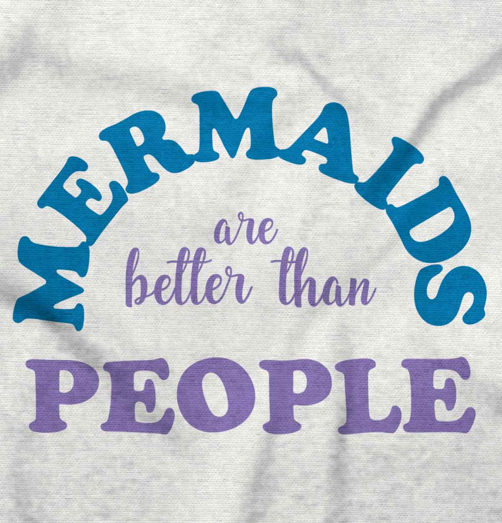 Mermaids Are Better Infant Baby Bib-Direct To Garment Print-Brisco Baby