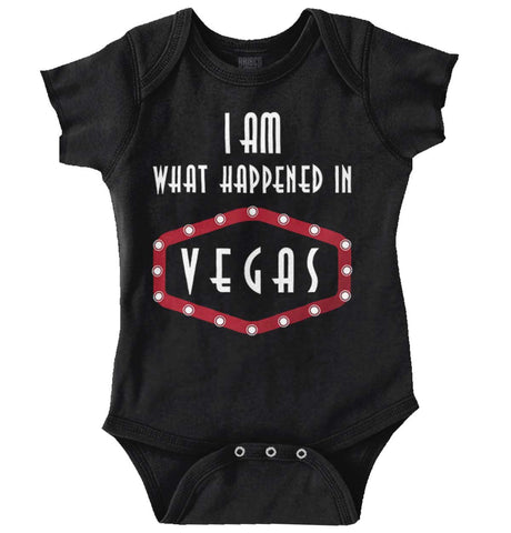 Happened In Vegas Romper Bodysuit-Direct To Garment Print-Brisco Baby