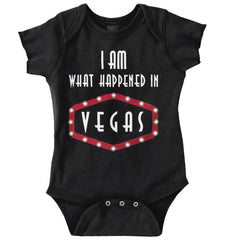 Happened In Vegas Romper Bodysuit-Direct To Garment Print-Brisco Baby