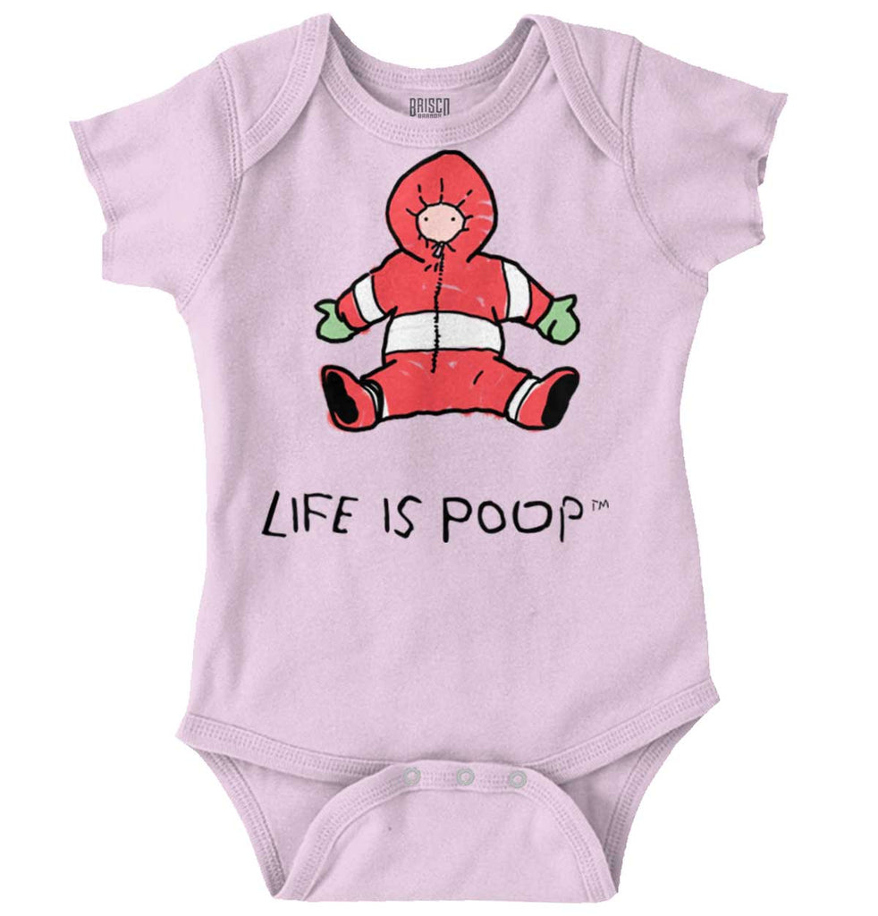 Winter Jacket Romper Bodysuit-Direct To Garment Print-Brisco Baby