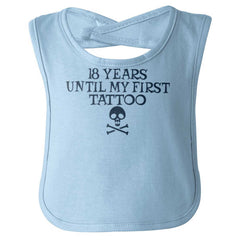 First Tattoo Infant Baby Bib-Direct To Garment Print-Brisco Baby