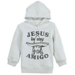 Amigo Jesus Toddler Pullover Hoodie-Direct To Garment Print-Brisco Baby