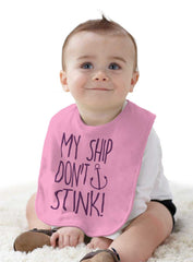 Ship Don't Stink Infant Baby Bib-Direct To Garment Print-Brisco Baby