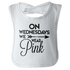 Wear Pink Infant Baby Bib-Direct To Garment Print-Brisco Baby