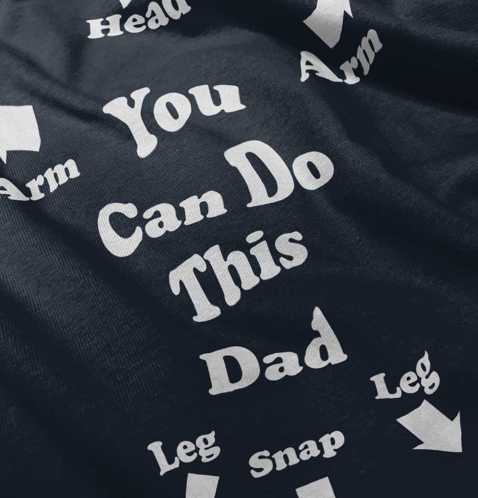 You Can Do This Romper Bodysuit-Direct To Garment Print-Brisco Baby