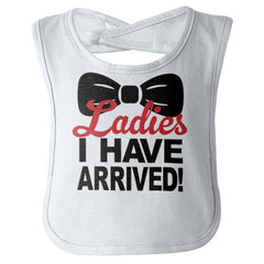 Ladies Bow Tie Infant Baby Bib-Direct To Garment Print-Brisco Baby