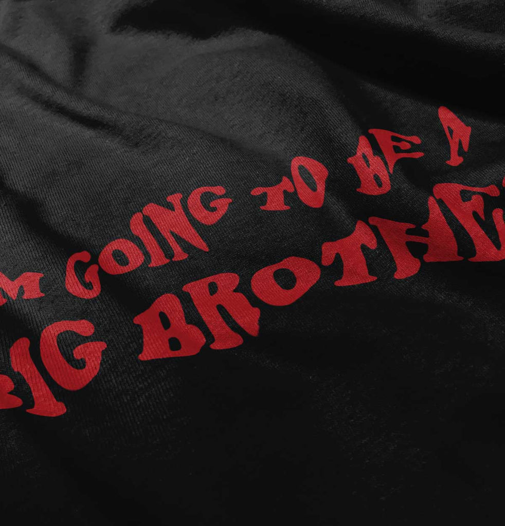 I'm Going To Be A Big Brother Infant Baby Bib-Direct To Garment Print-Brisco Baby