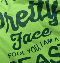 Pretty Face Infant Toddler T Shirt-Direct To Garment Print-Brisco Baby