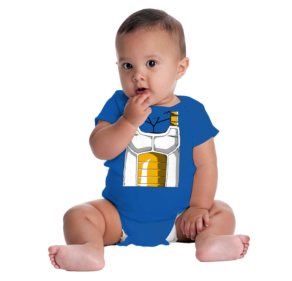 Dragon Ball Vegeta B Romper Bodysuit-Direct To Garment Print-Brisco Baby