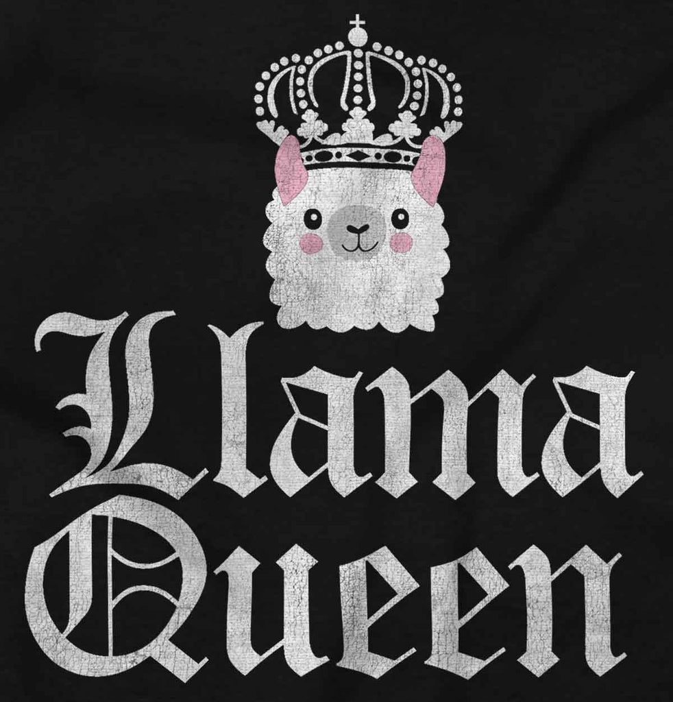 Llama Queena Infant Toddler T Shirt-Direct To Garment Print-Brisco Baby