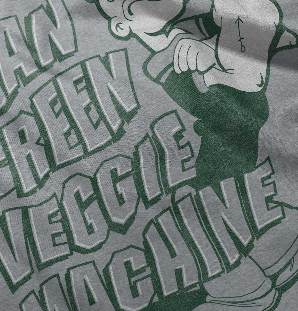 Lean Green Veggie Machine Toddler Football Jersey Tee-Direct To Garment Print-Brisco Baby