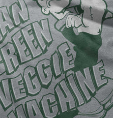Lean Green Veggie Machine Toddler Football Jersey Tee-Direct To Garment Print-Brisco Baby