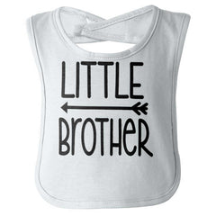 Little Brother Infant Baby Bib-Direct To Garment Print-Brisco Baby