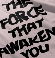 Force Awakens You Toddler Ruffled Trim T-Shirt-Direct To Garment Print-Brisco Baby