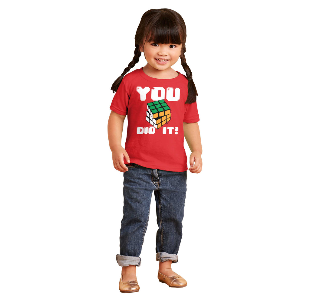 You Did It Infant Toddler T Shirt-Direct To Garment Print-Brisco Baby