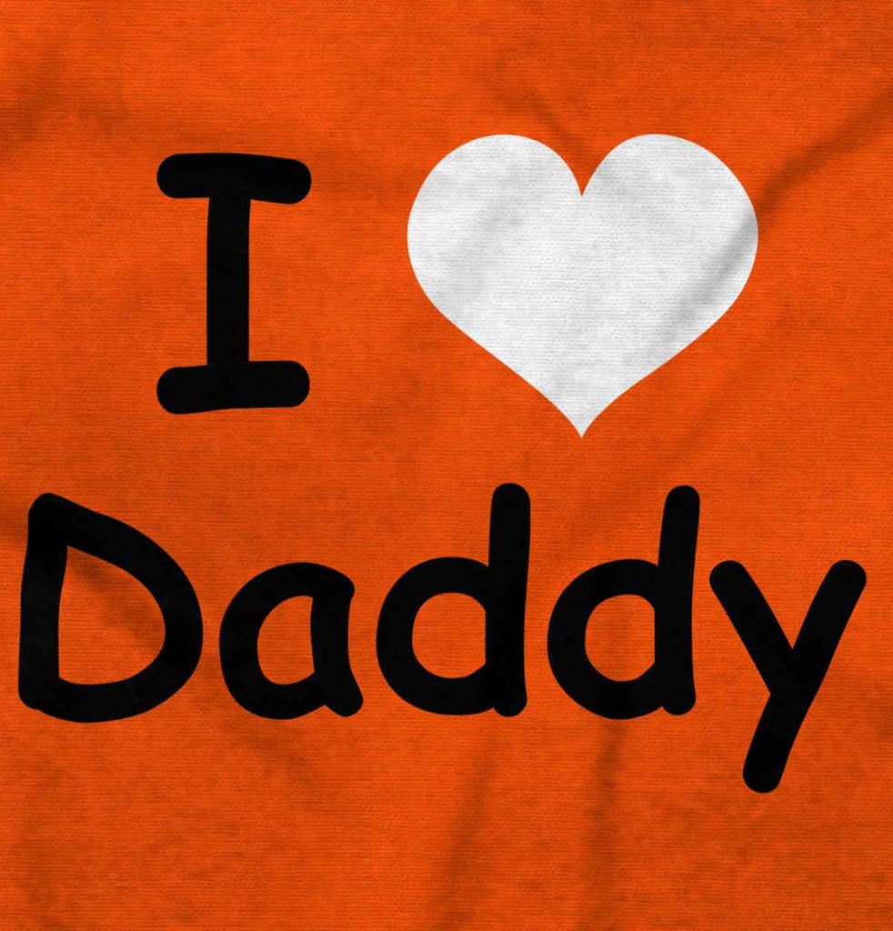 I Heart Daddy Toddler Pullover Hoodie-Direct To Garment Print-Brisco Baby