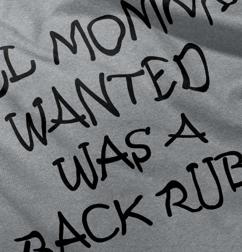 Mommy Backrub Infant Toddler T Shirt-Direct To Garment Print-Brisco Baby