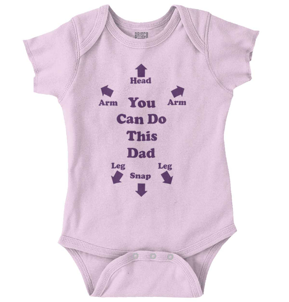 You Can Do This Romper Bodysuit-Direct To Garment Print-Brisco Baby