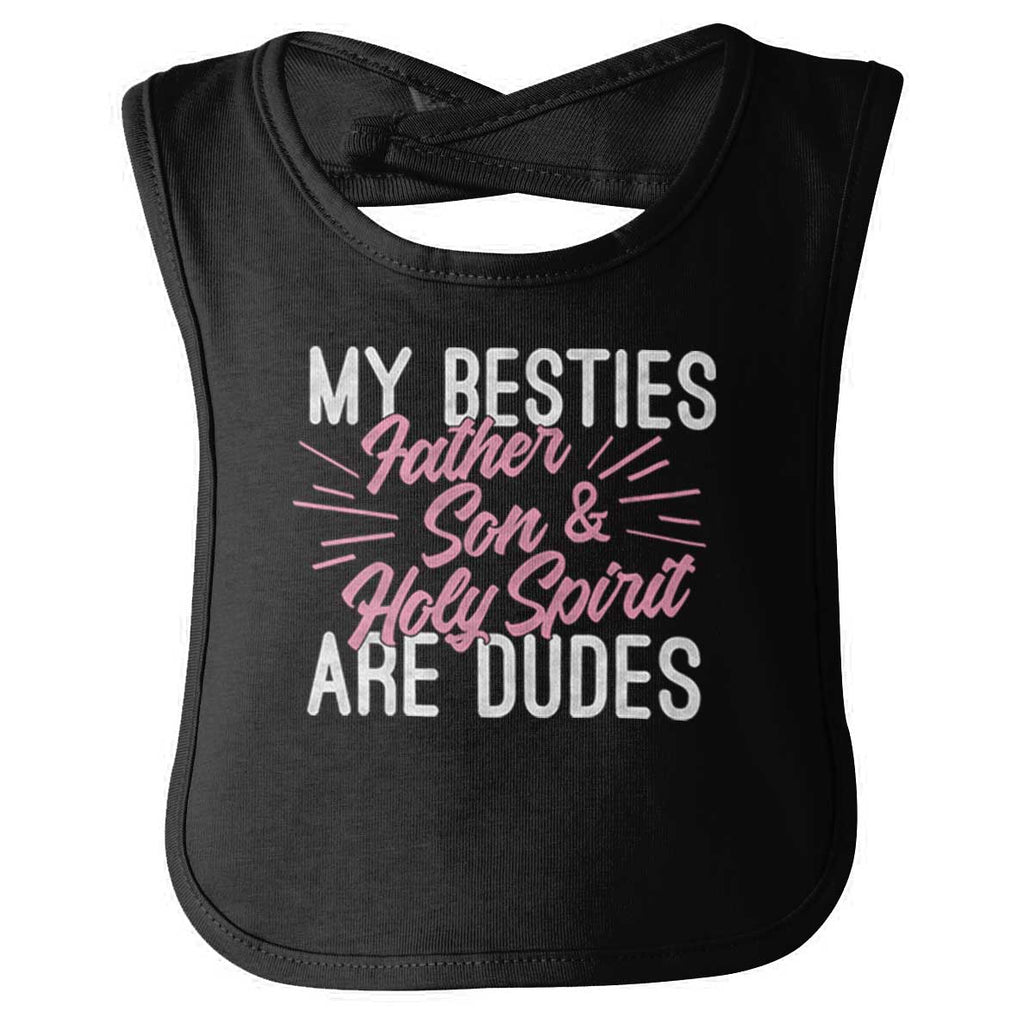 Father Son Spirit Infant Baby Bib-Direct To Garment Print-Brisco Baby