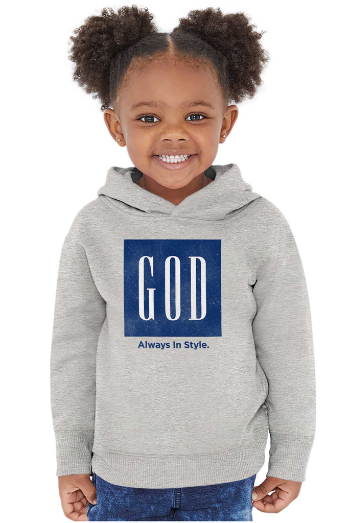 God In Style Toddler Pullover Hoodie-Direct To Garment Print-Brisco Baby